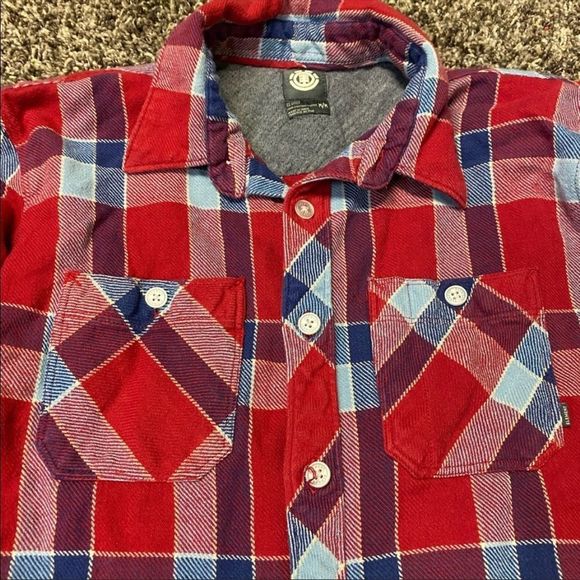 ELEMENT | Plaid Casual Button Down Flannel Shirt - Picture 2 of 3